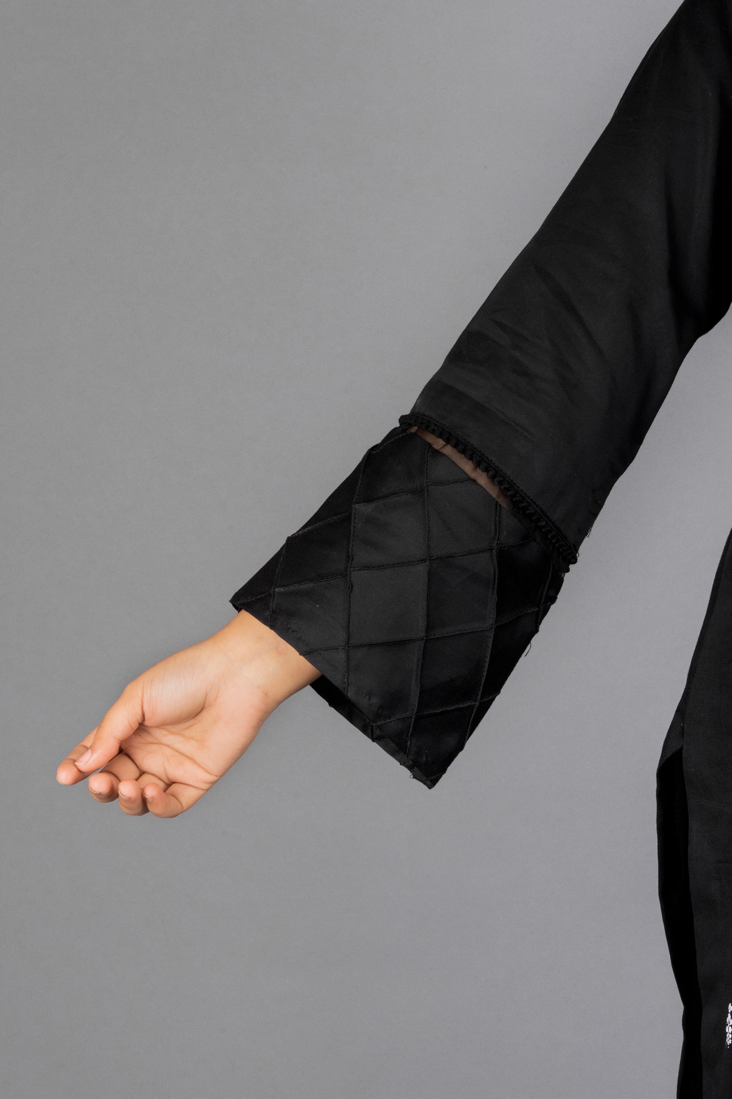 Zahida Black Embroidered Suit Set